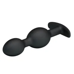 Pretty Love Double Heavy Balls Silicone Butt Plug 12.5 x 3.3 cm